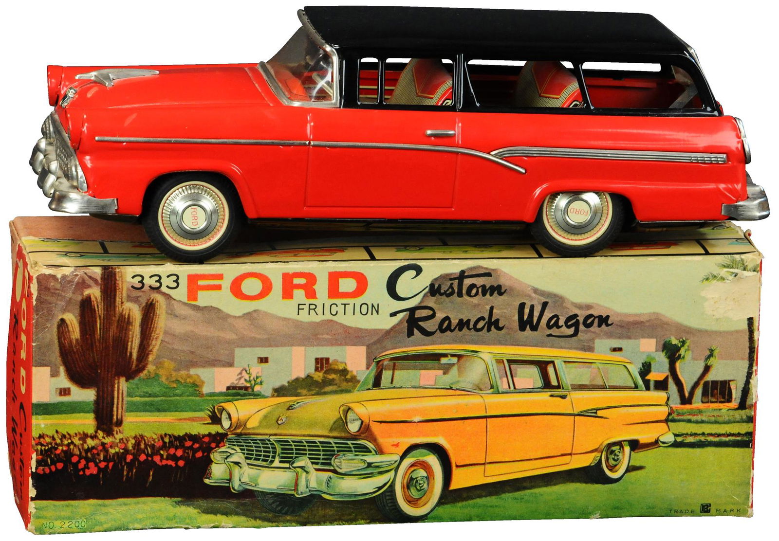 Boxed Bandai Ford Custom Ranch Wagon