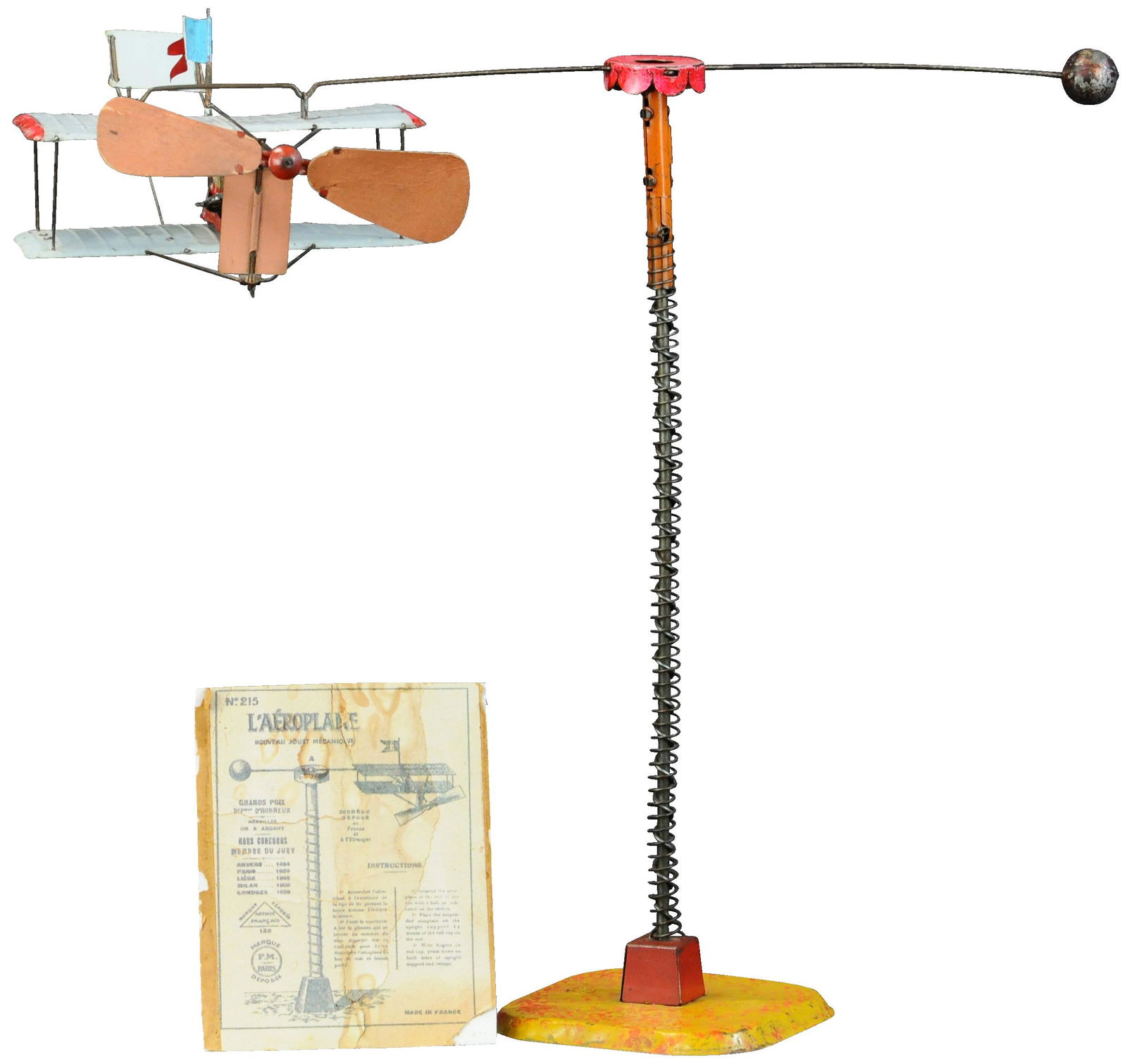 MARTIN SPIRALING AIRPLANE W/ BOX LID (1 of 6)