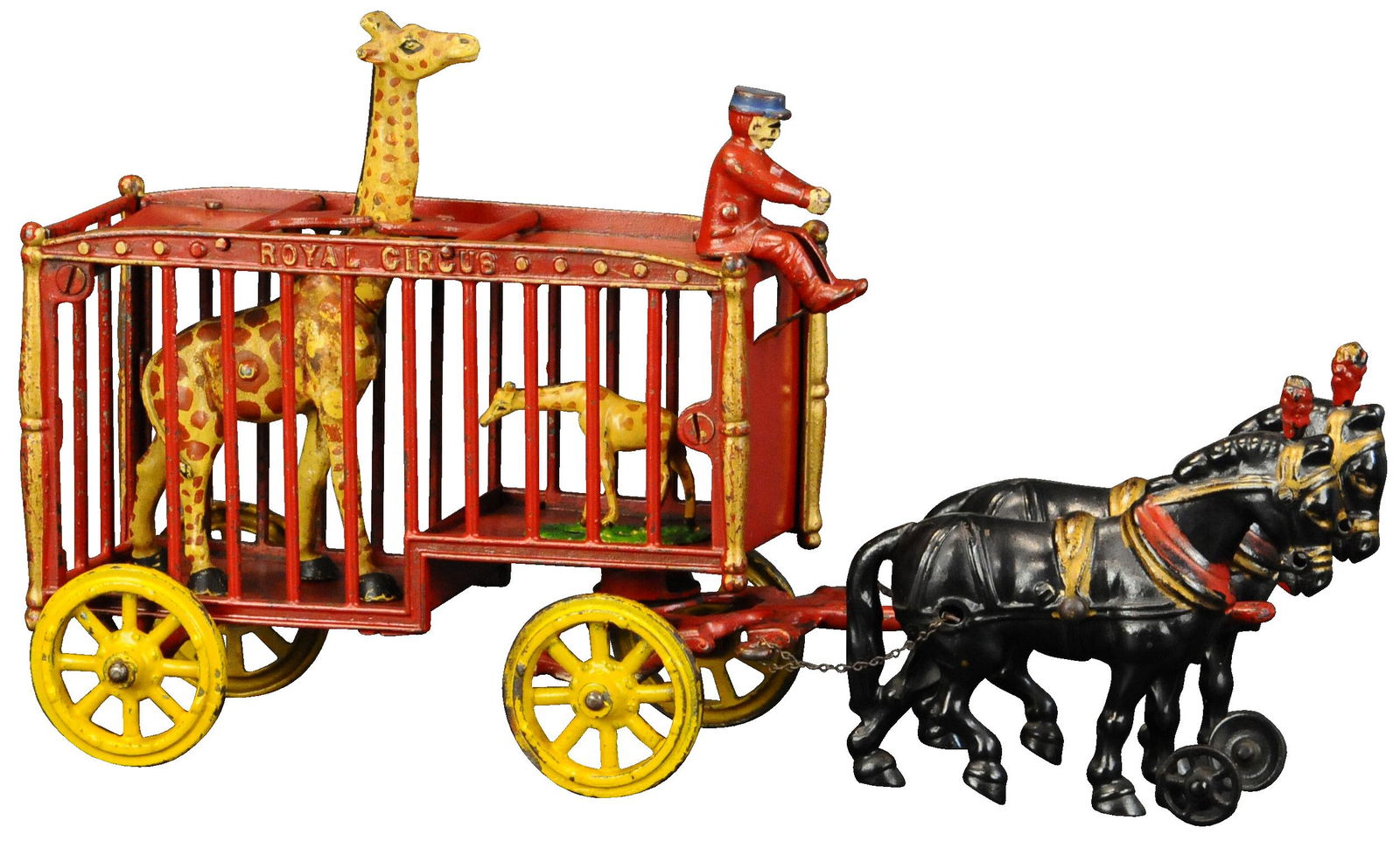 HUBLEY ROYAL CIRCUS GIRAFFE WAGON (1 of 6)