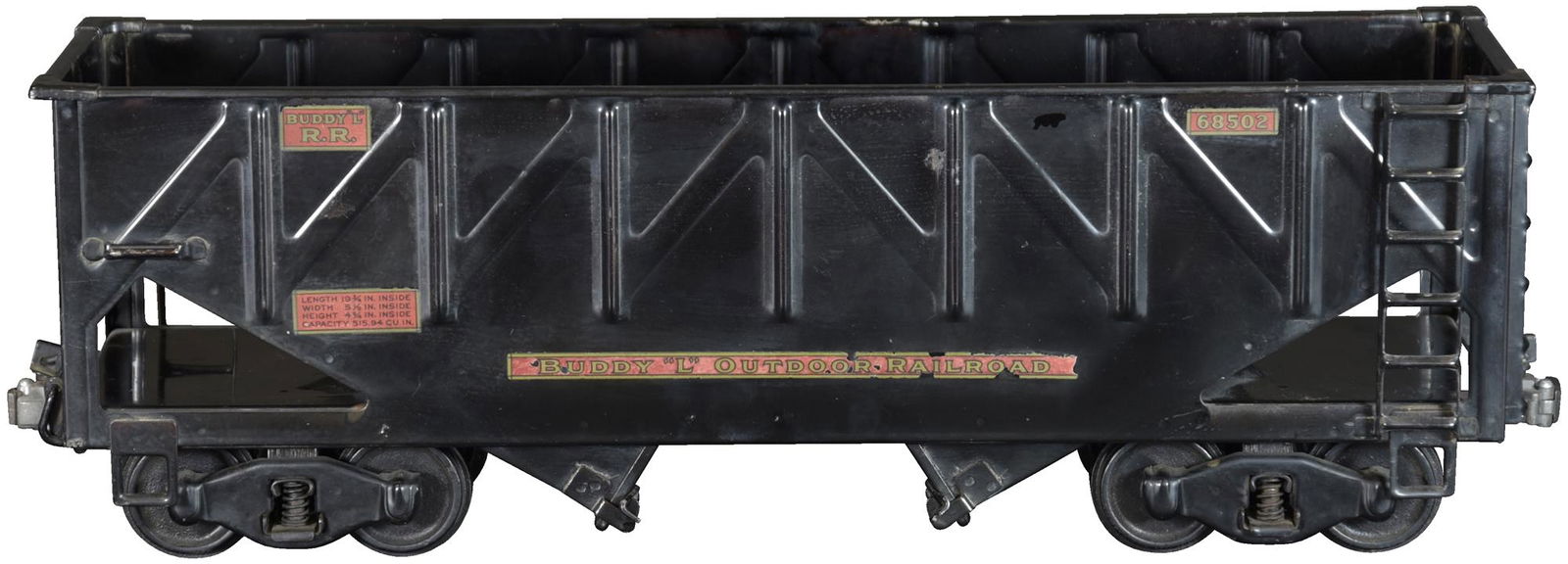 BUDDY L OUTDOOR RR COAL HOPPER CAR (1 of 4)