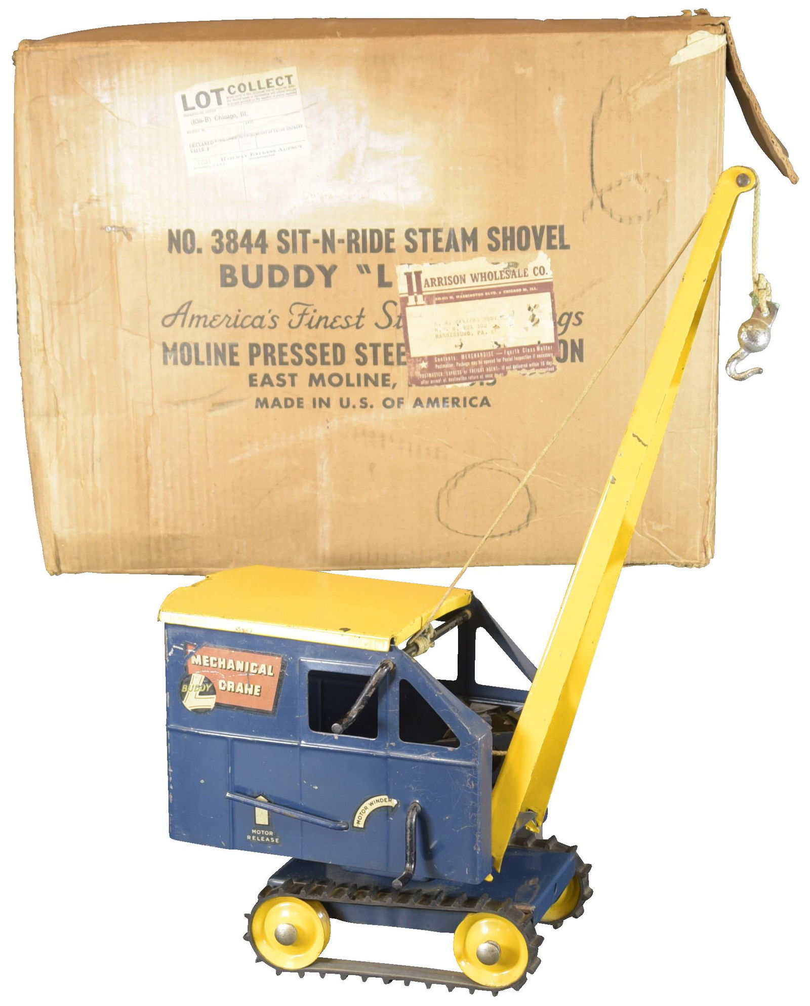 BOXED BUDDY L MECHANICAL CRANE (1 of 3)