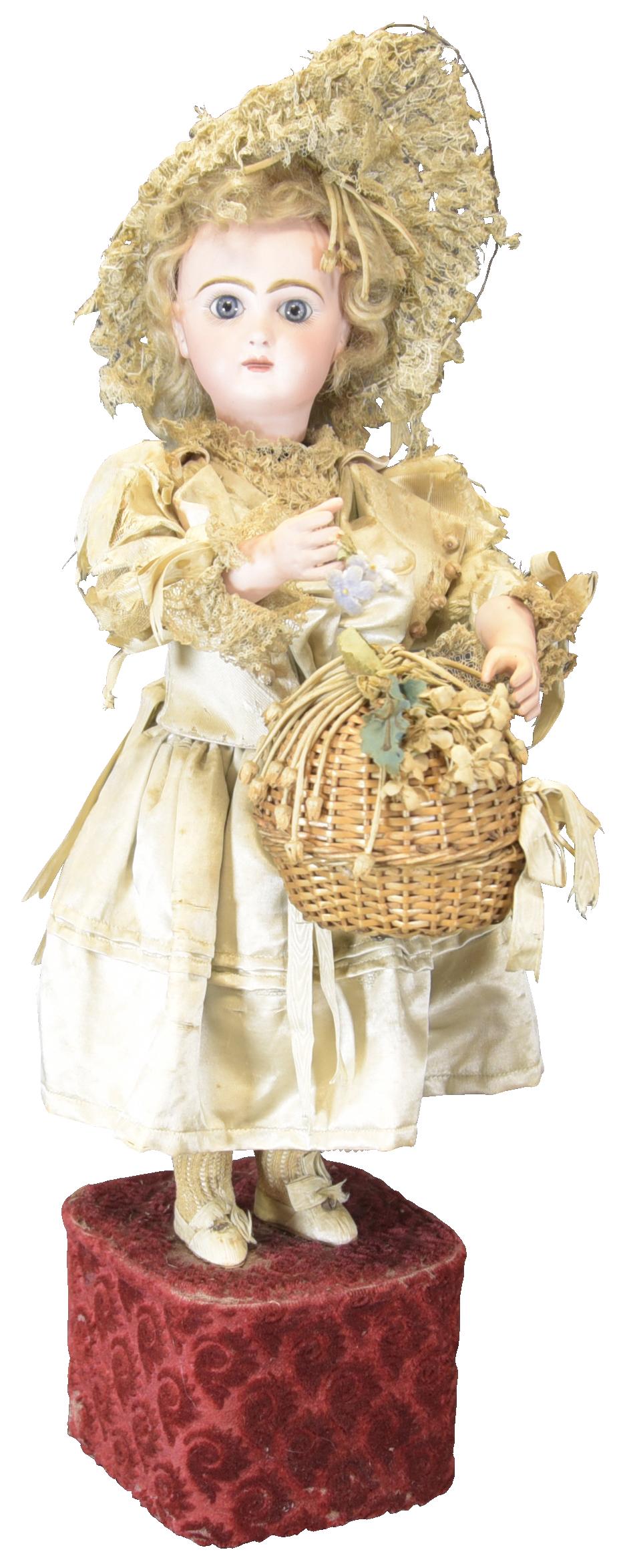 LAMBERT JUMEAU HEAD GIRL W/ RABBIT AUTOMATON (1 of 4)