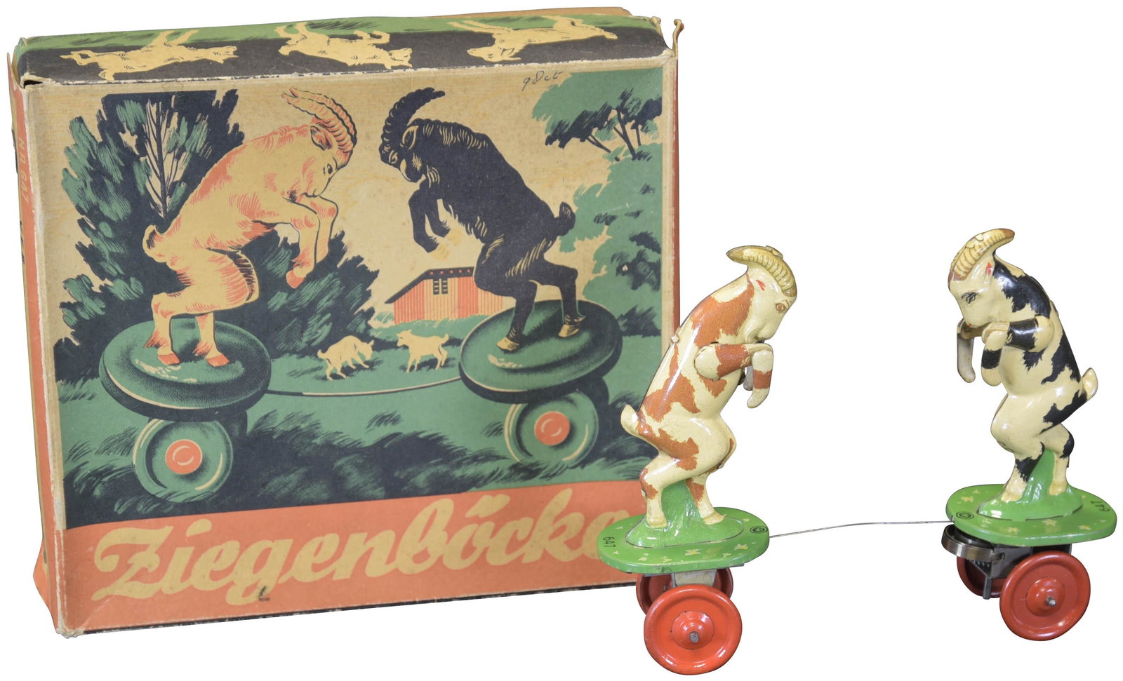 BRANDENBURG ZIEGENBOCKE FIGHTING BILLY GOATS (1 of 4)