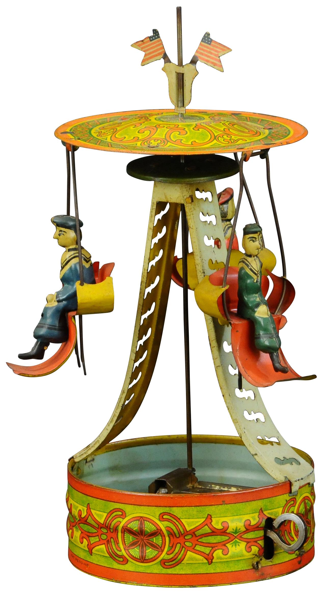 USA MECHANICAL GO-ROUND W/ SWINGS (1 of 3)