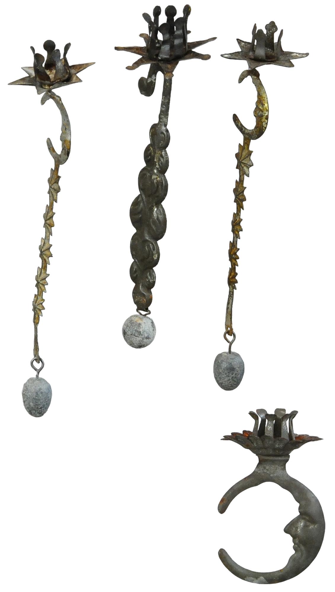 FOUR FIGURAL CANDLE HOLDERS (1 of 2)