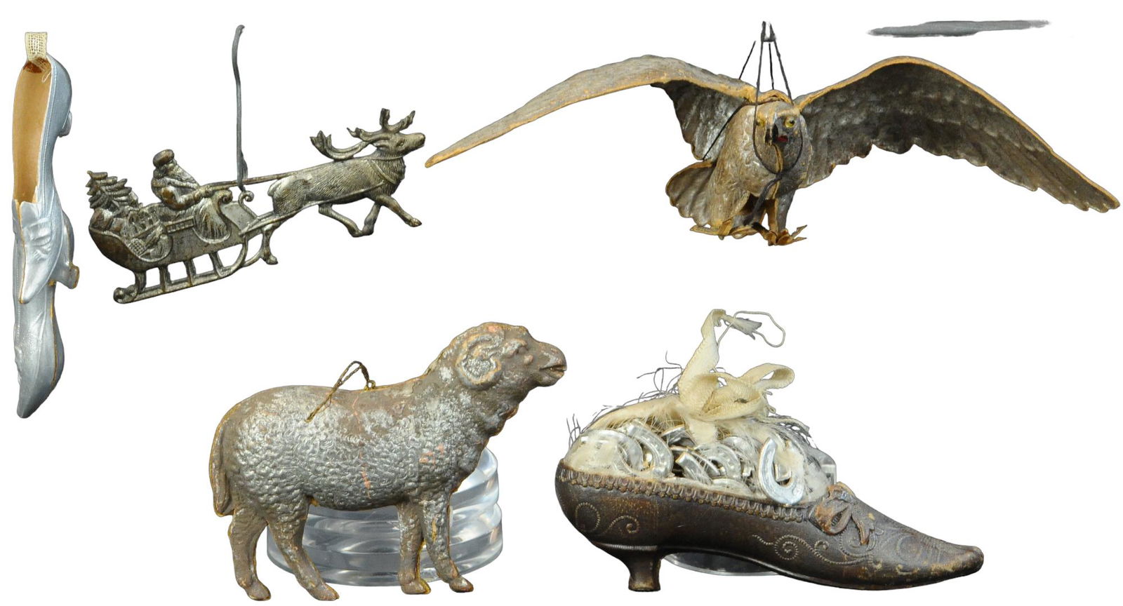 FOUR DRESDEN ORNAMENTS (1 of 2)