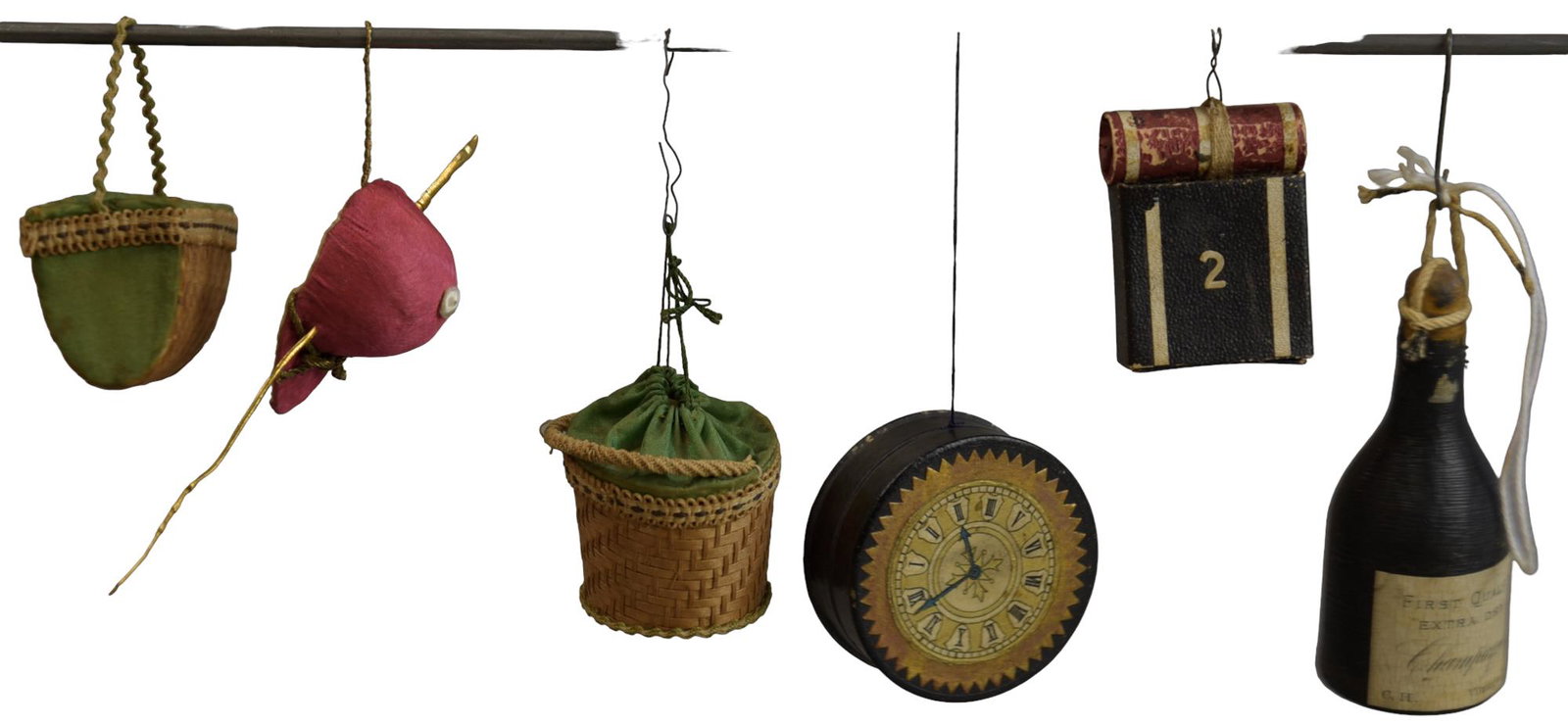 GROUP OF 5 CANDY CONTAINERS & JOCKEY HAT (1 of 2)