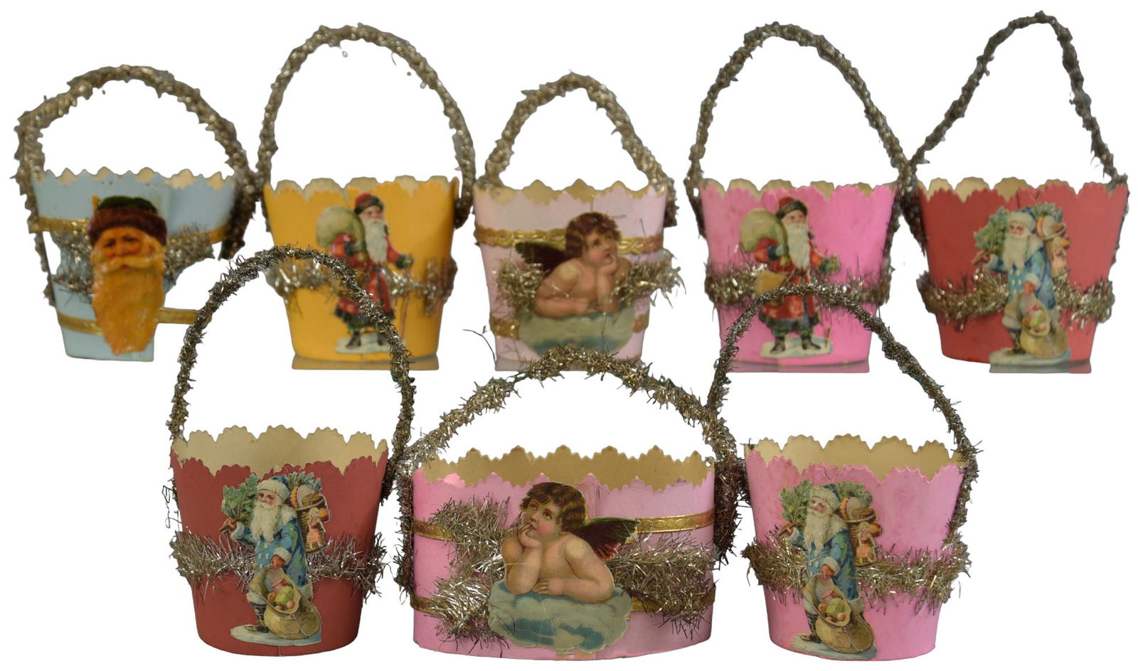 EIGHT CHRISTMAS CANDY CONTAINERS (1 of 3)