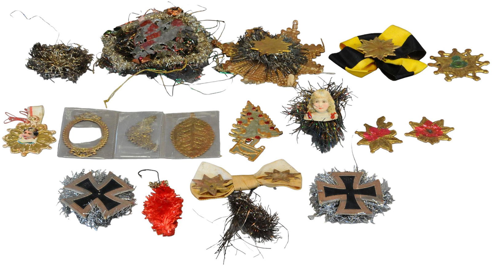 GROUP OF GERMAN ORNAMENTS (1 of 2)