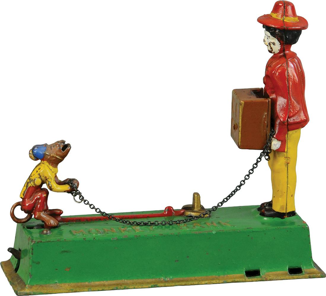 HUBLEY MONKEY MECHANICAL BANK (1 of 5)