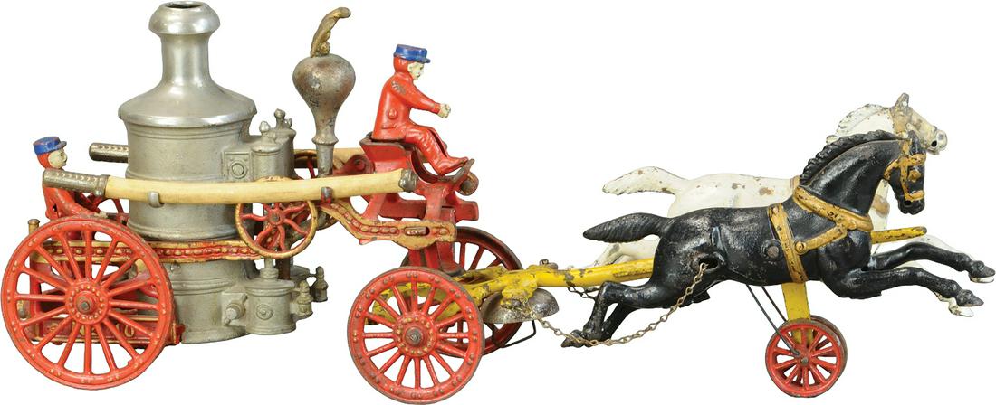 EARLY HUBLEY HORSE DRAWN FIRE PUMPER (1 of 4)