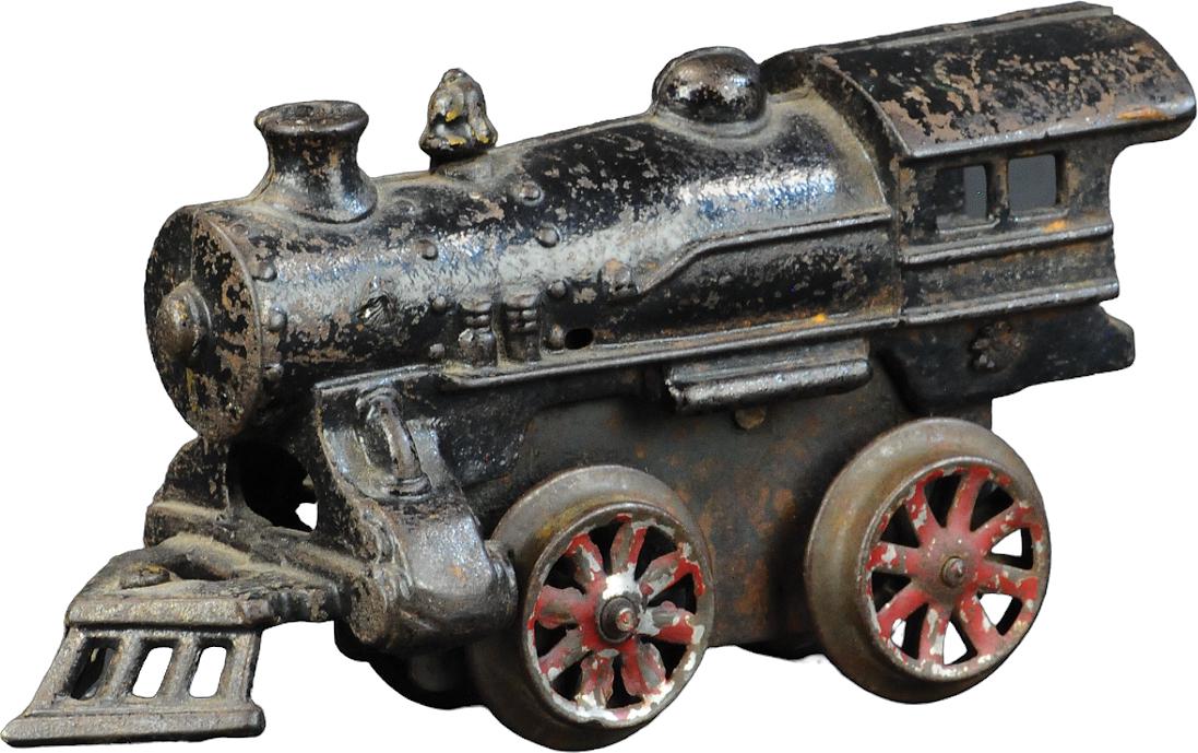 IVES CLOCKWORK LOCOMOTIVE (1 of 4)