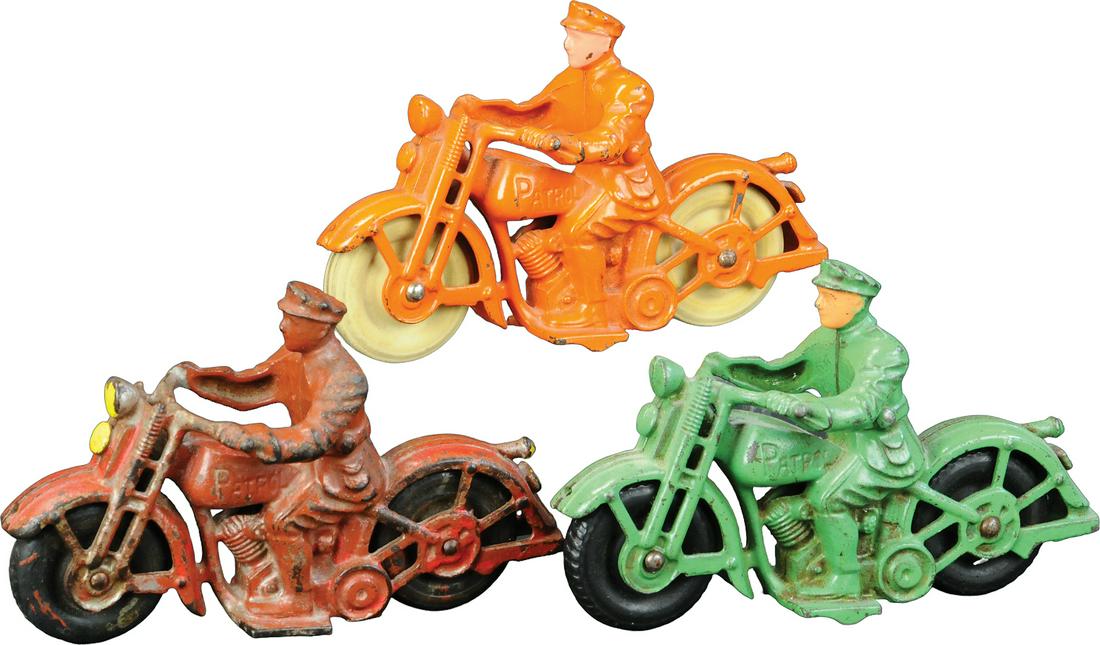 THREE HUBLEY POLICE PATROL CYCLES (1 of 4)