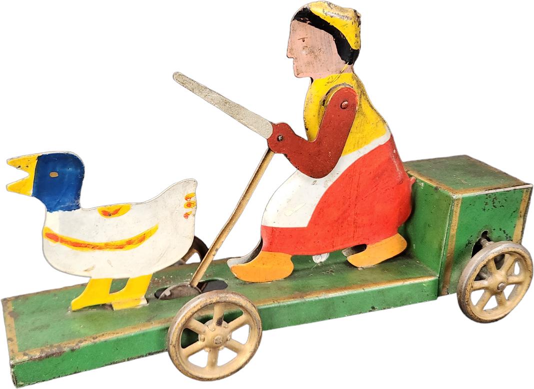 DAYTON GIRL CHASING DUCK TOY (1 of 5)