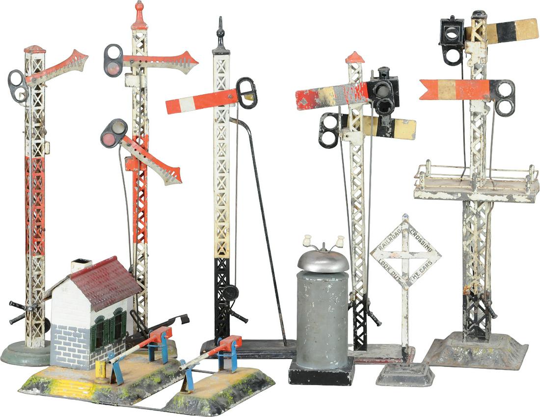 BING & CARETTE SEMAPHORE ACCESSORY LOT (1 of 4)