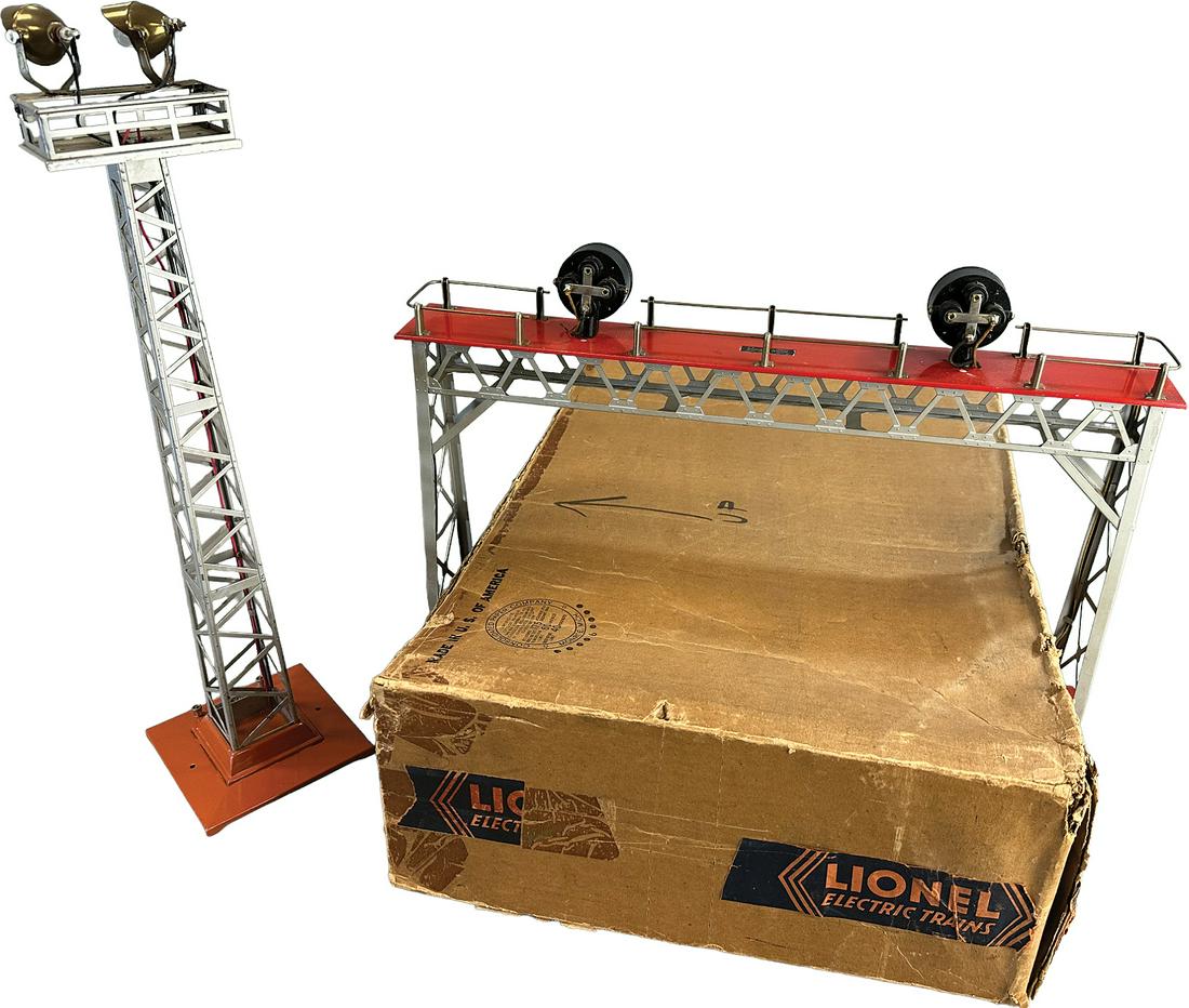BOXED LIONEL 440 SIGNAL BRIDGE & FLOODLIGHT TOWER (1 of 7)
