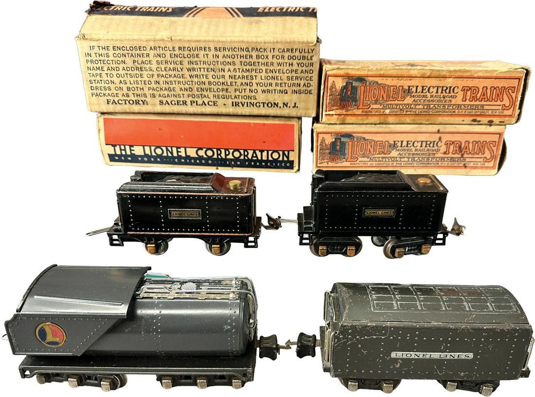 LOT OF BOXED PREWAR LIONEL TENDERS (1 of 5)