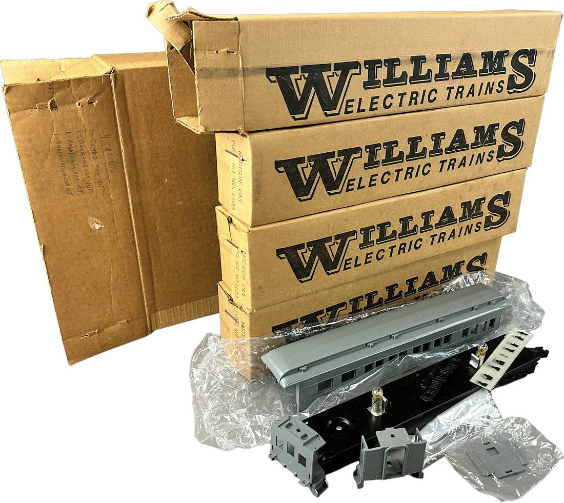 UNOPENED WILLIAMS LIONEL MADISON PASSENGER CAR KIT: 1255. UNOPENED WILLIAMS LIONEL MADISON PASSENGER CAR KIT | USA. 0 gauge. | 13.5" l. | Only one inner box has been opened, in (Near Mint Condition) | $200 - $400