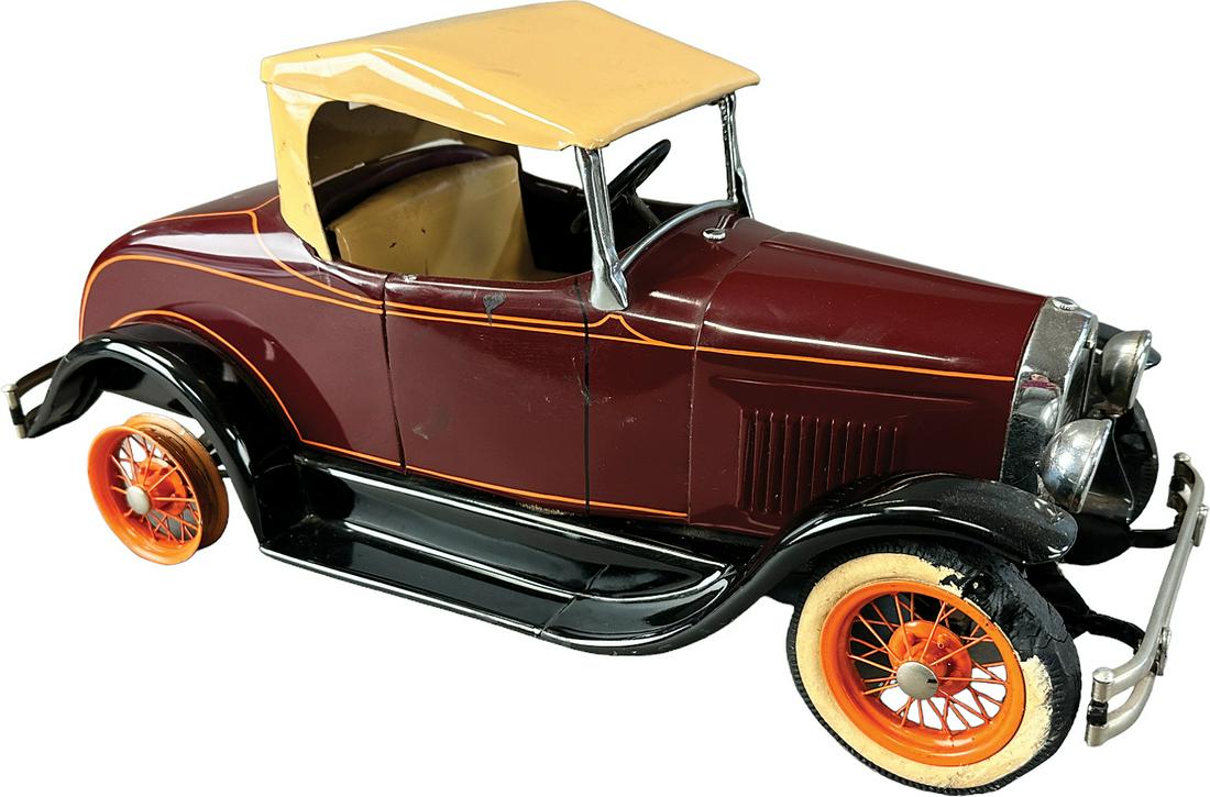 LARGE PRESSED STEEL FORD ROADSTER (1 of 10)
