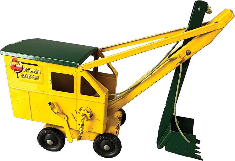 BUDDY L STEAM SHOVEL: 1392. BUDDY L STEAM SHOVEL | USA | 20" l. | (Excellent Condition) | $150 - $300