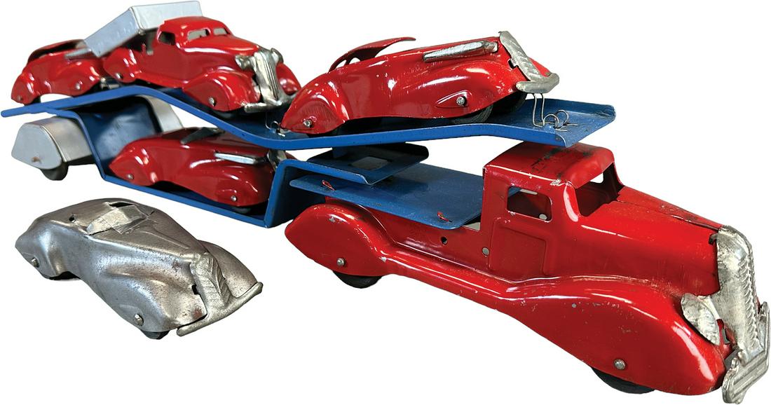 LARGE MARX CAR CARRIER (1 of 8)