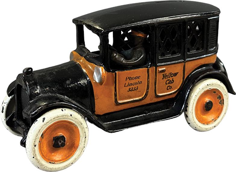 ARCADE LINCOLN 3333 YELLOW CAB BANK (1 of 9)