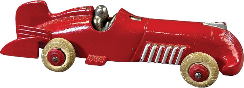 HUBLEY STREAMLINE SAMPLE RACER: 76. HUBLEY STREAMLINE SAMPLE RACER | Salesman sample tag is not present. Ex. Bob Thurow Collection. | 6" l. | (Near Mint Condition) | $400 - $600