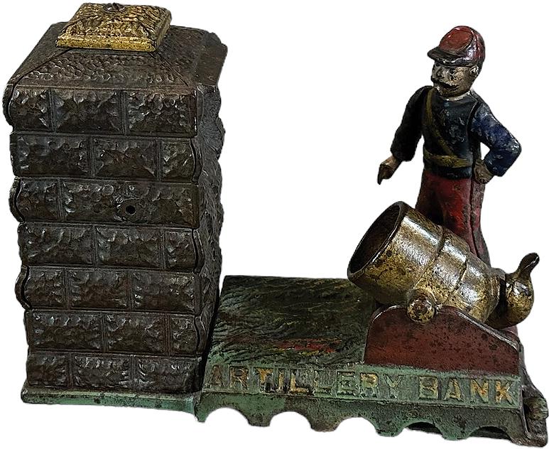 ARTILLERY MECHANICAL BANK (1 of 8)