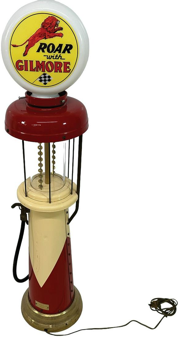 ROAR WITH GILMORE GASOLINE PUMP LAMP (1 of 9)