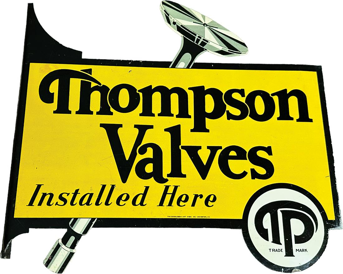THOMPSON VALVE FLANGED SIGN (1 of 4)