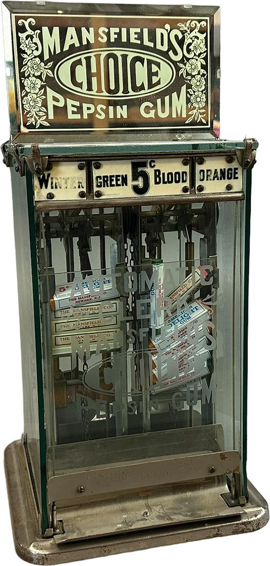 MANSFIELD GUM DISPENSER W/ MARQUIS (1 of 8)