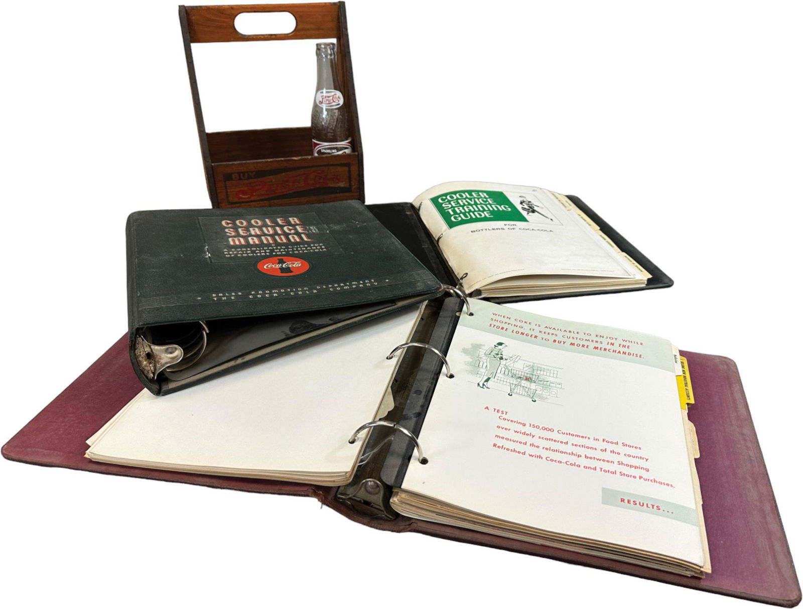 COCA COLA SERVICE MANUALS & PEPSI COLA 6-PACK (1 of 4)