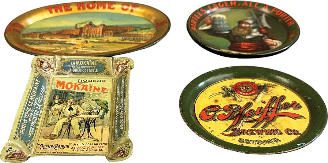 FOUR ALCOHOL ASSORTED TIP TRAYS (1 of 2)