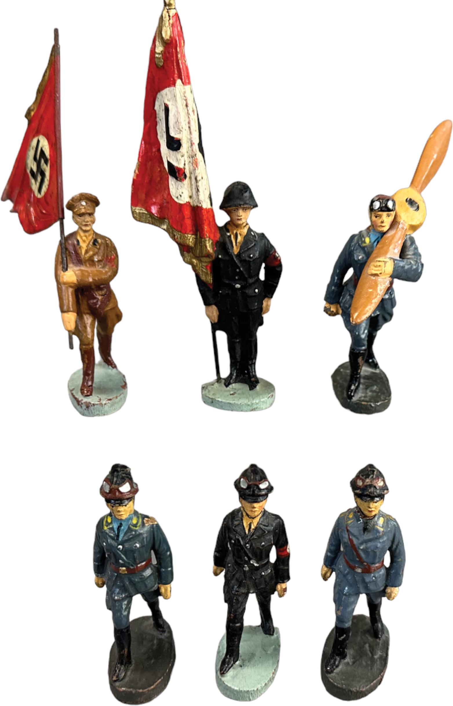 ELASTOLIN VERY RARE GERMAN SOLDIERS (1 of 5)