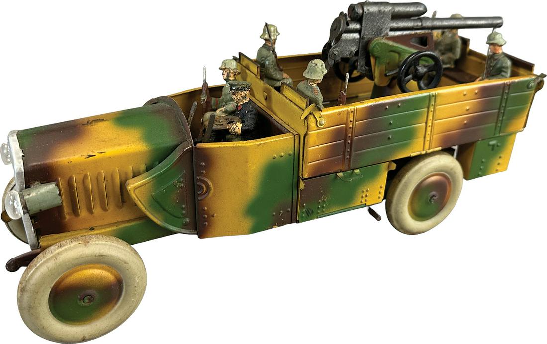 LINEOL RARE LARGE EARLY ANTIAIRCRAFT TRUCK (1 of 5)