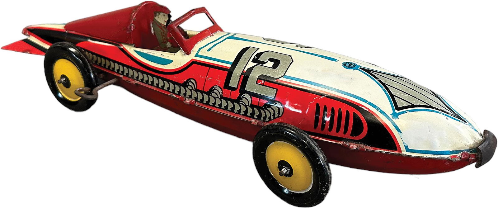 MARX WIND UP #12 RACER (1 of 7)