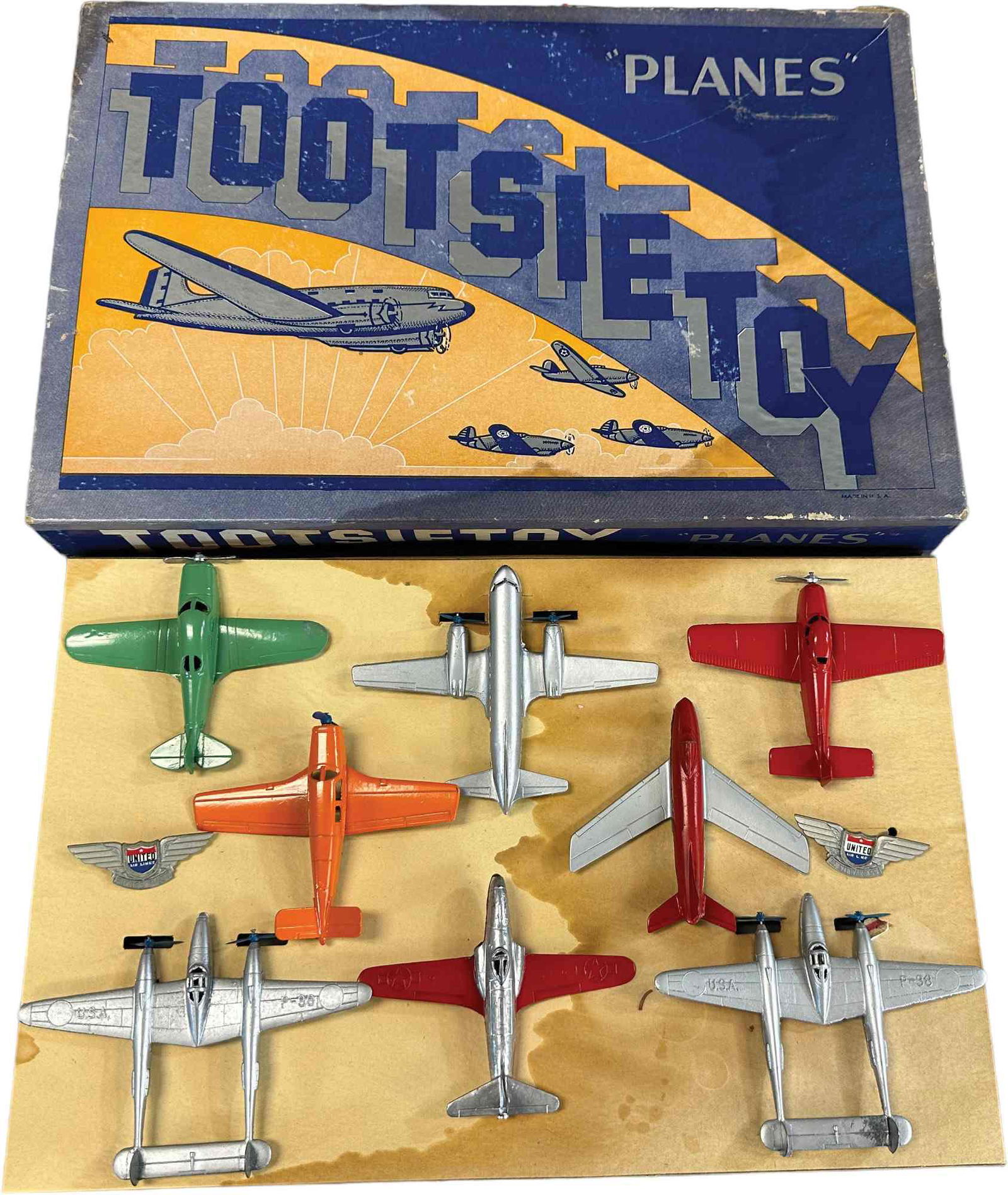 BOXED TOOTSIETOY PLANES SET (1 of 3)