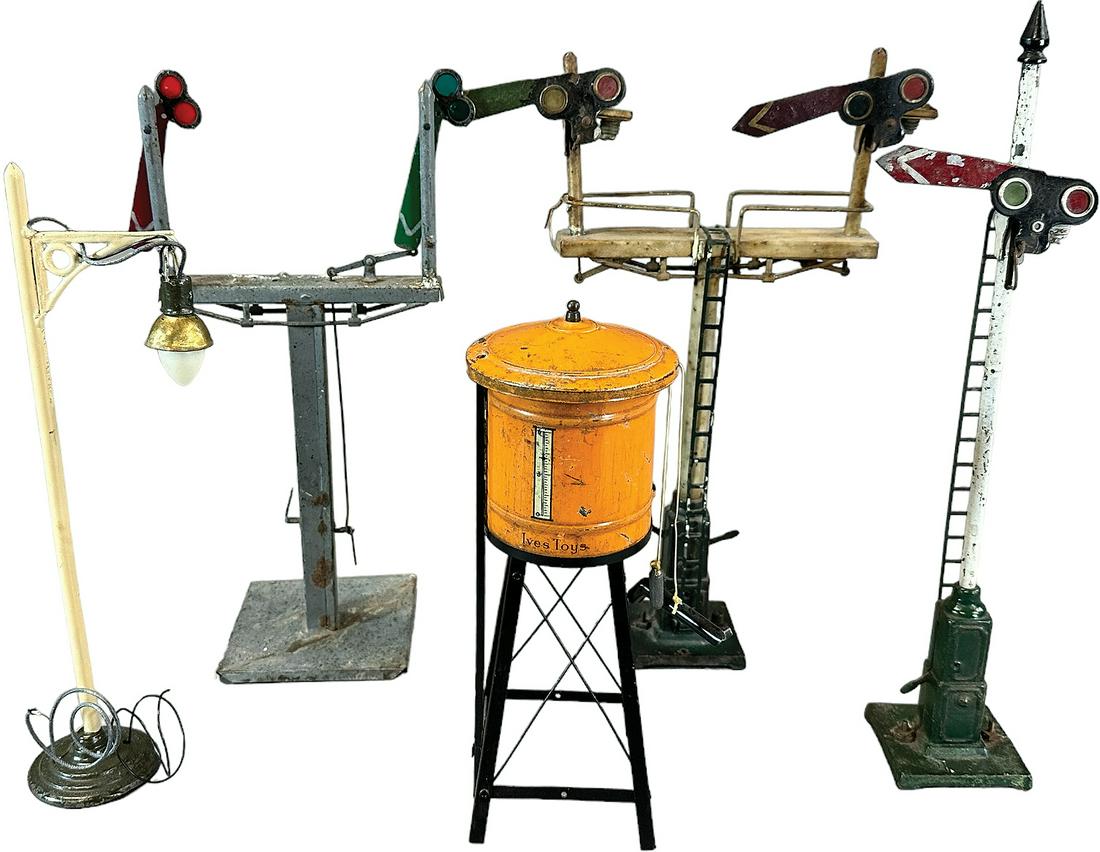 IVES SEMAPHORES, LAMP, & WATER TOWER (1 of 5)