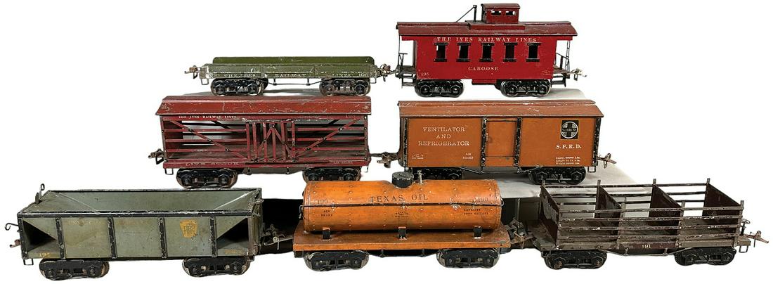 SEVEN IVES FREIGHT CARS (1 of 5)
