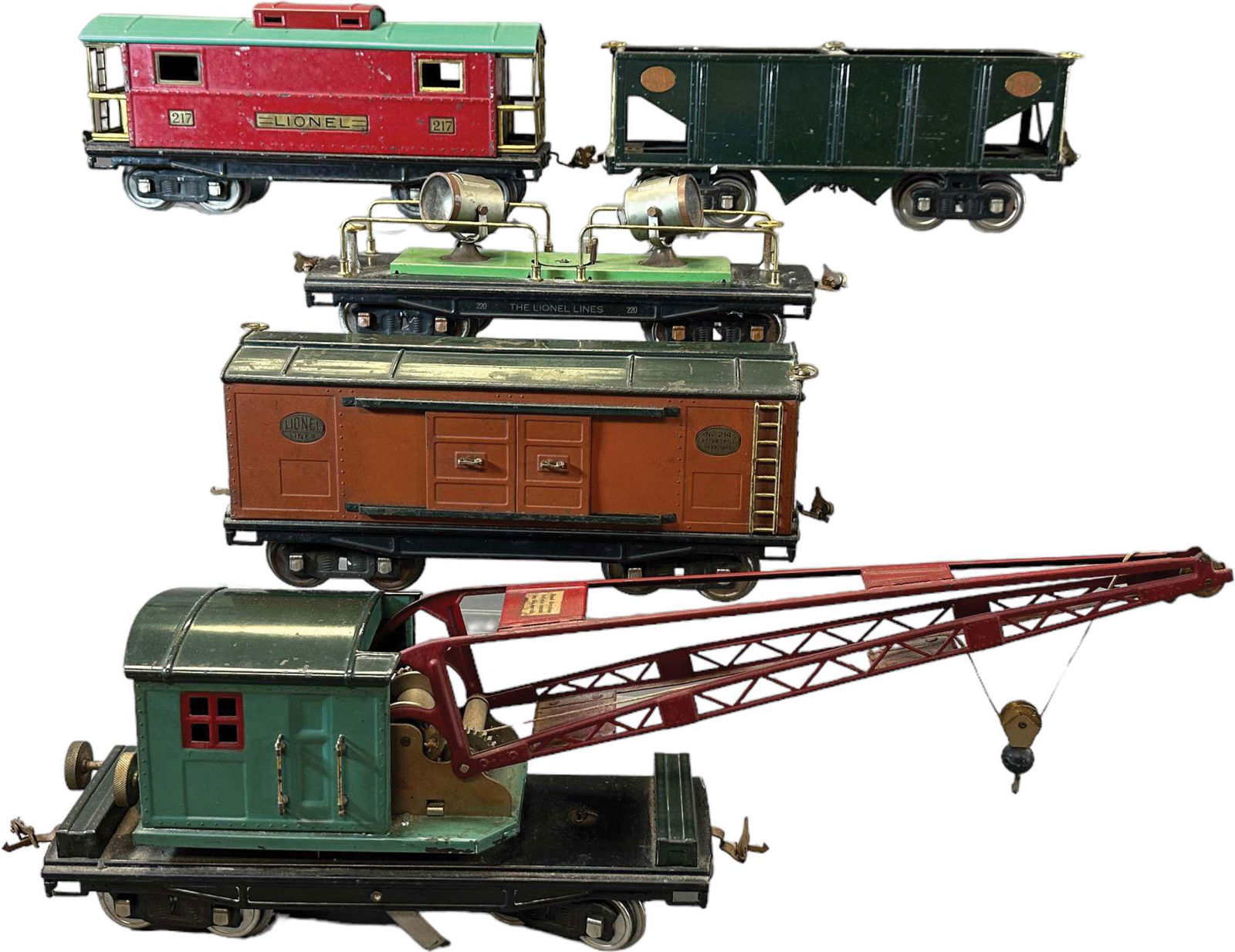 LIONEL 200 SERIES FREIGHT CAR GROUPING (1 of 7)