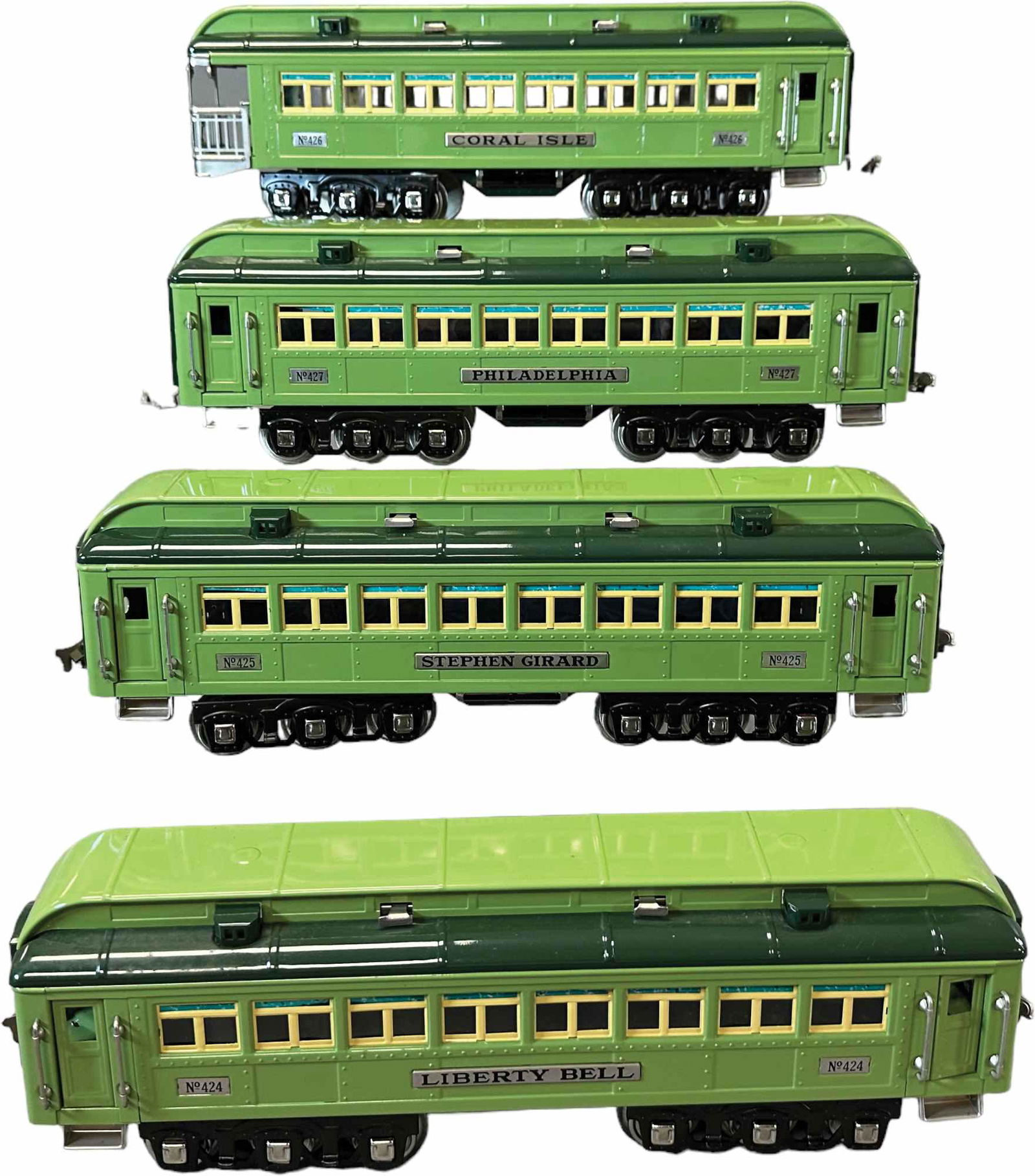 MTH LIONEL STEPHEN GIRARD PASSENGER CARS (1 of 5)