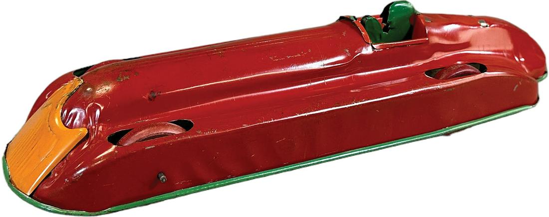 WIND-UP CANADIAN STREAMLINE RACE CAR (1 of 5)