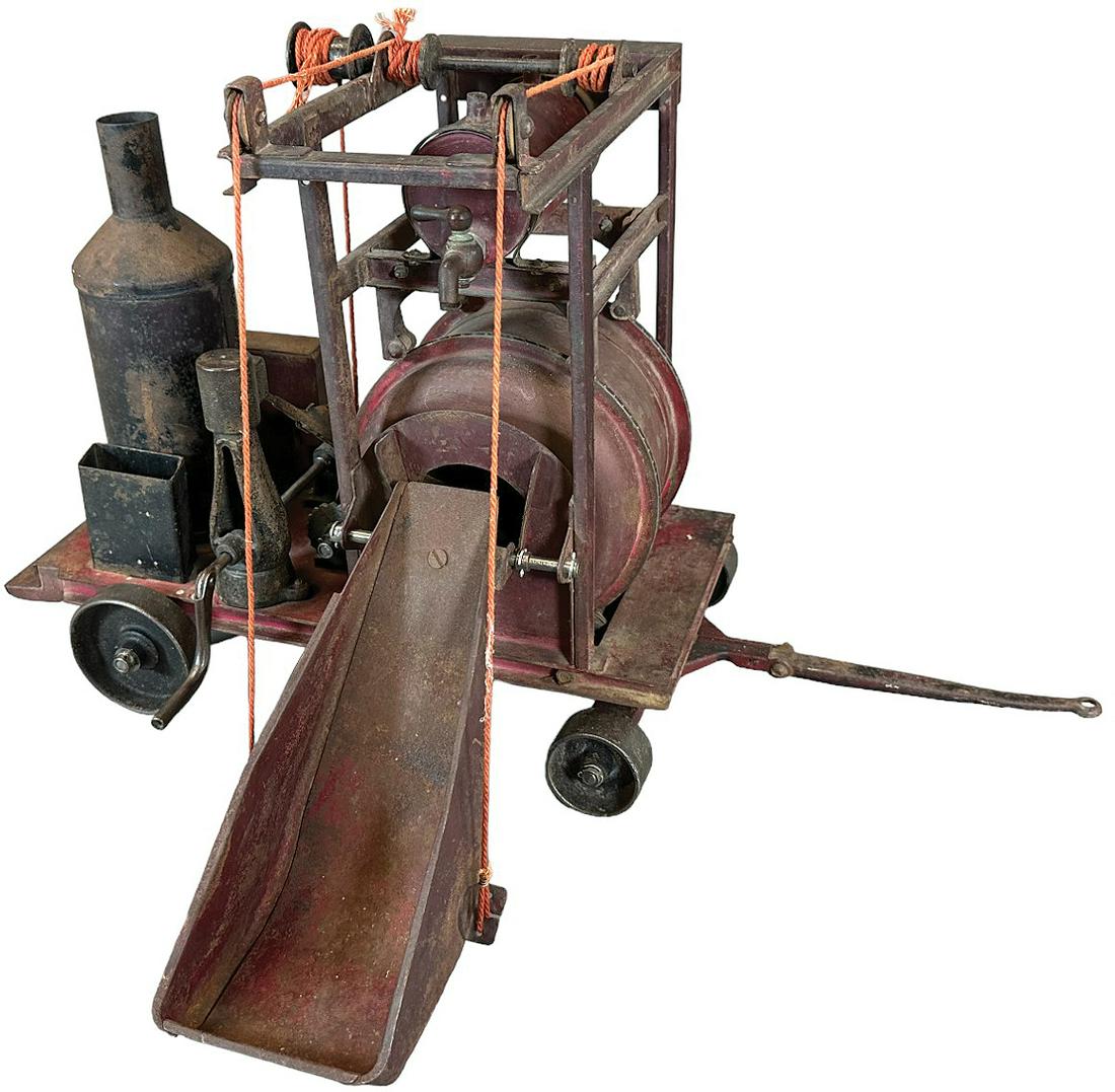 BUDDY L RED CONCRETE MIXER (1 of 6)