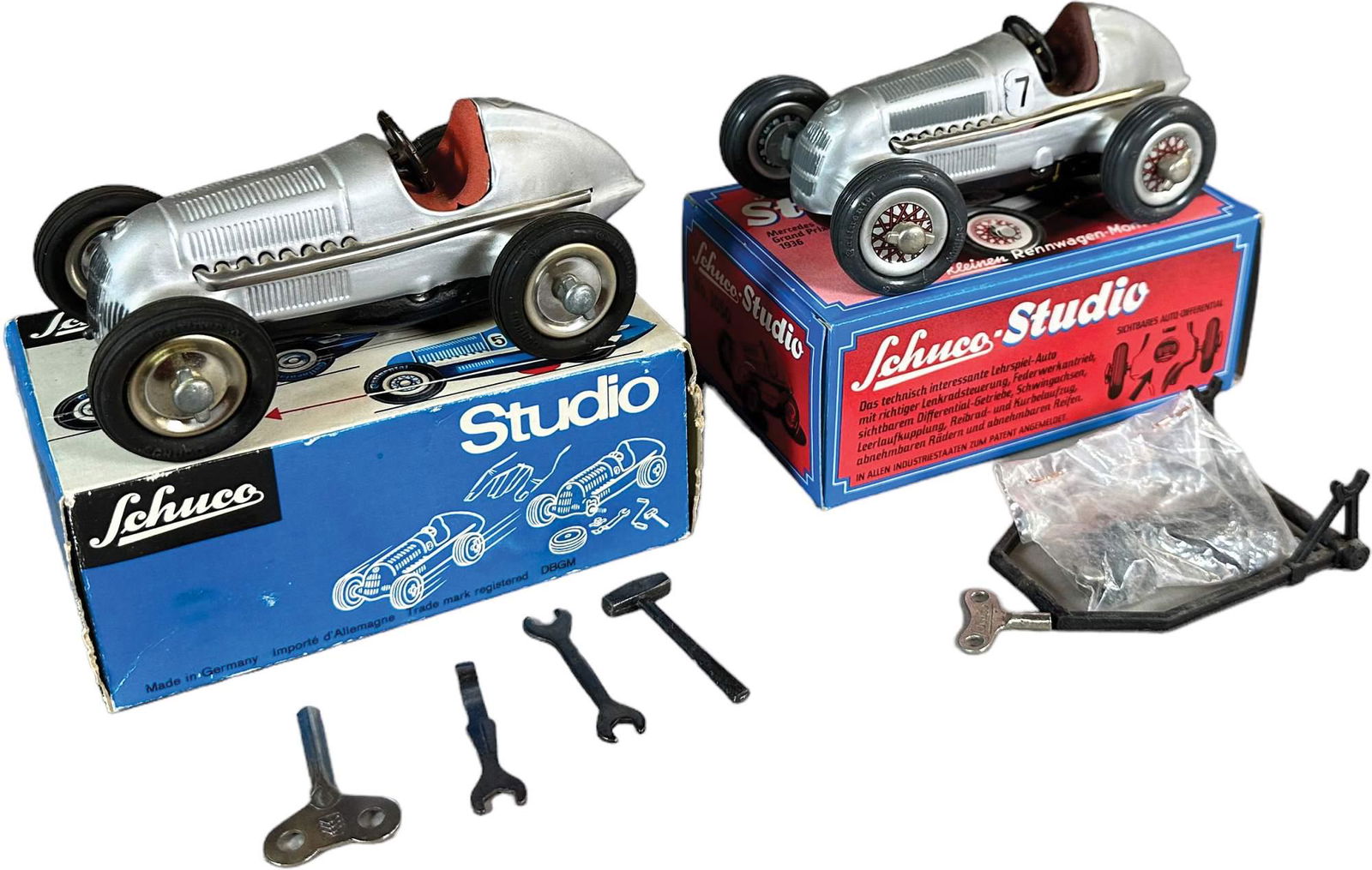 TWO BOXED WIND-UP SCHUCO AUTOS (1 of 5)