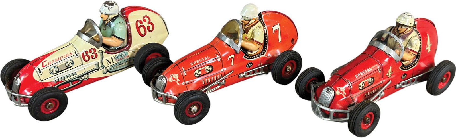 THREE SANYO TOYS CHAMPION RACERS (1 of 4)