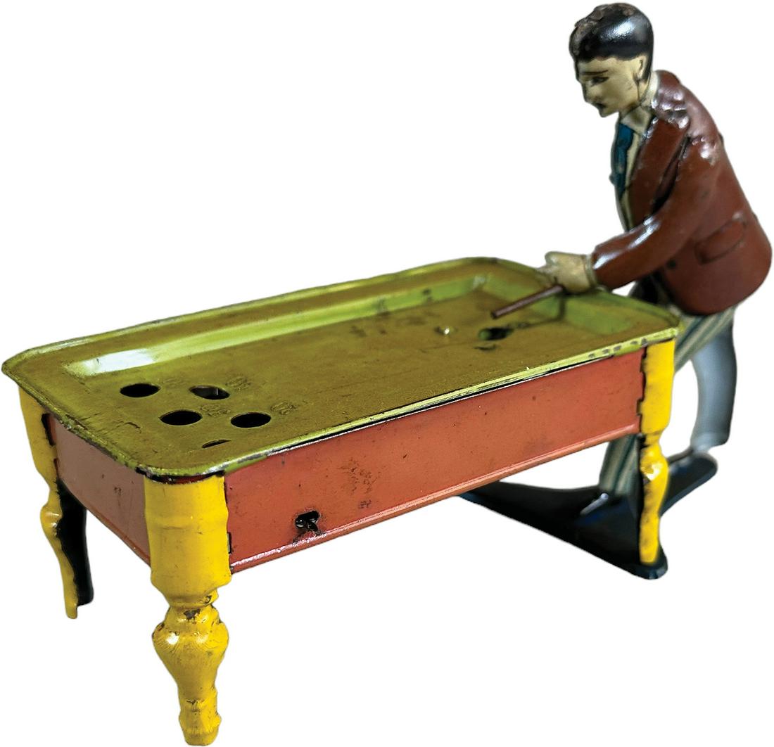 GERMAN TIN BILLIARDS PLAYER (1 of 5)