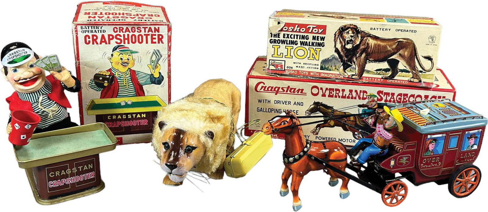 THREE BOXED JAPANESE BATTERY OPERATED TOYS (1 of 12)