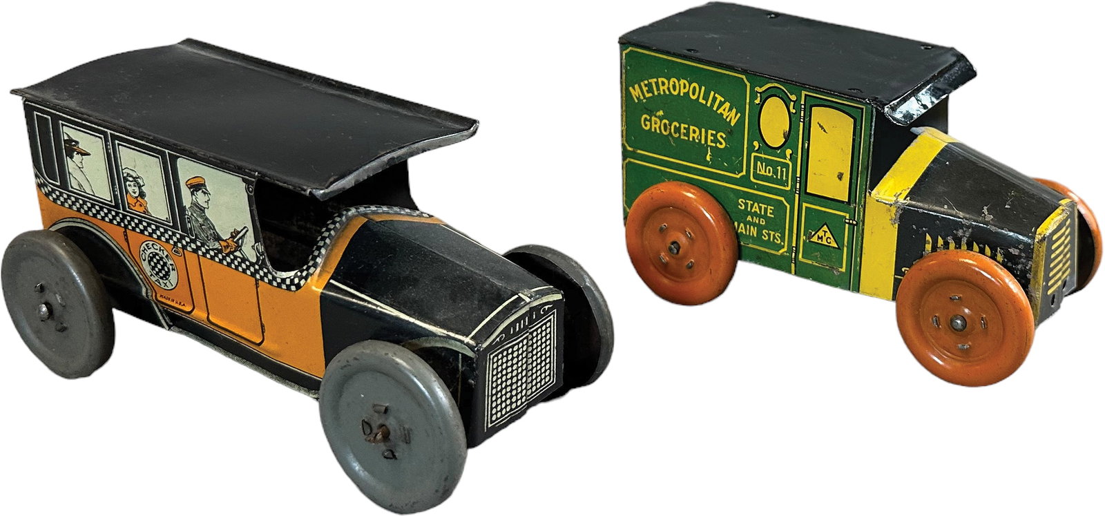 TWO MOHAWK TOY AUTOS (1 of 5)
