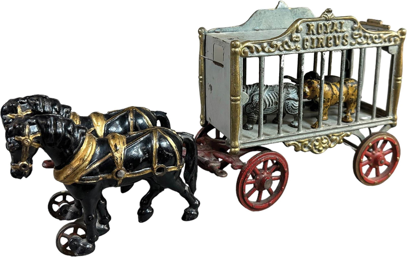 HUBLEY ROYAL CIRCUS CAGE W/ ANIMALS (1 of 6)