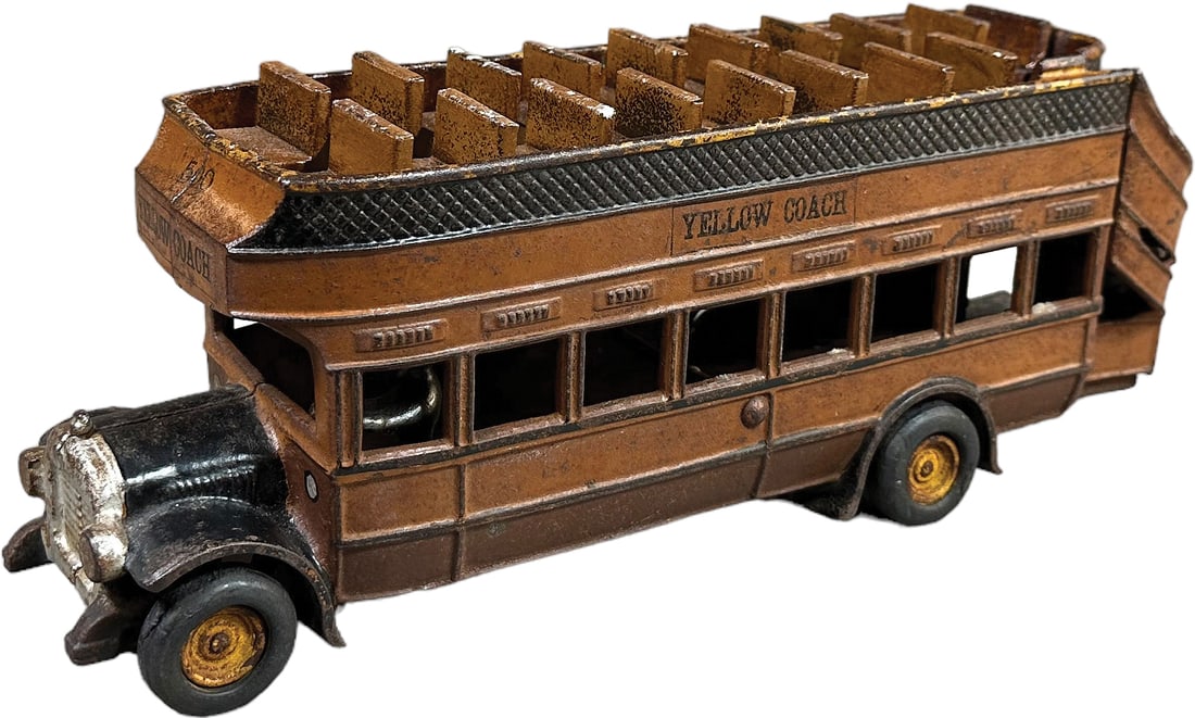 ARCADE YELLOW COACH DOUBLE DECKER BUS (1 of 8)